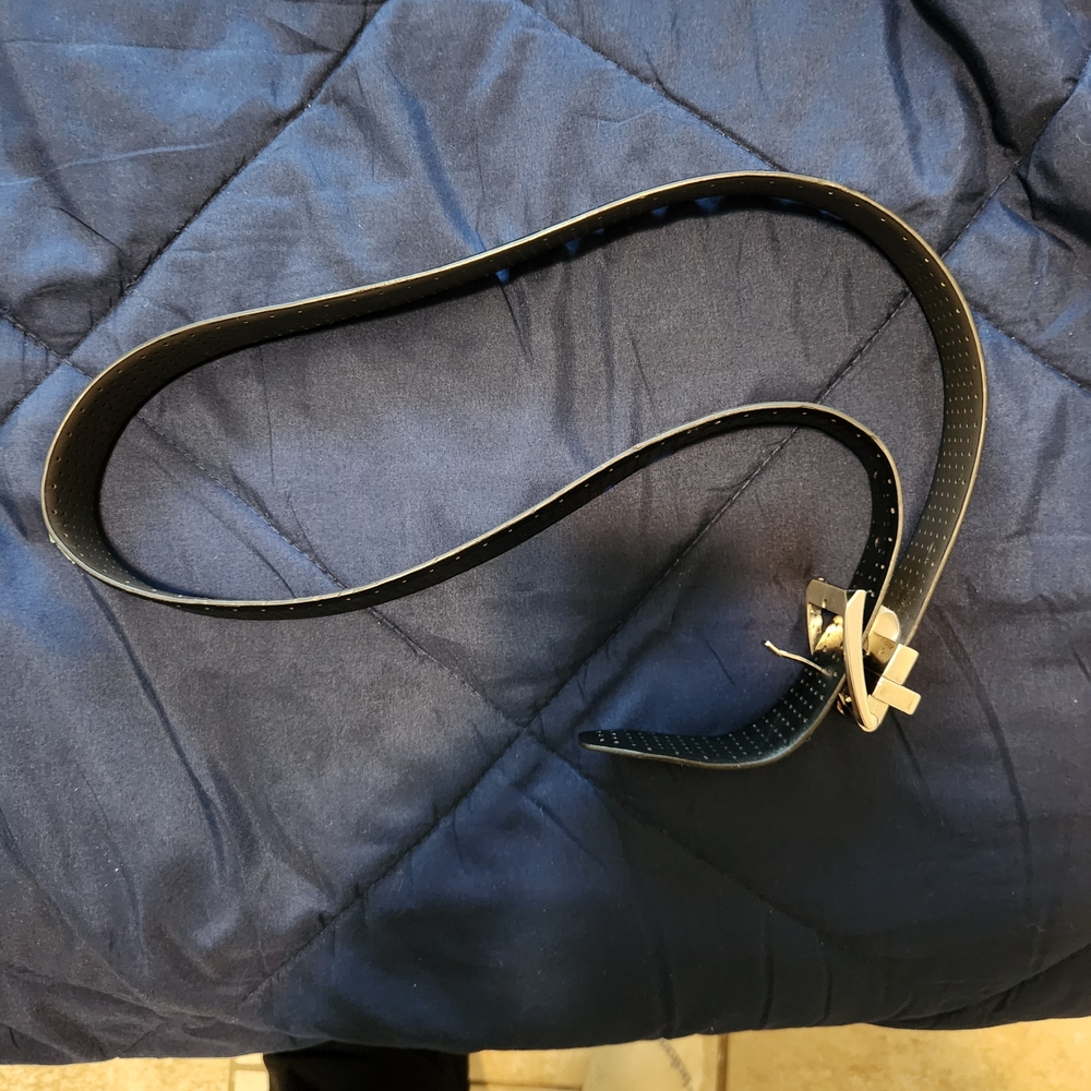 Men's Black Leather Upper Syntehitic Lining Reebok Belt 30-32
